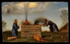 The Sacrifice of Cain and Abel by Mariotto Albertinelli