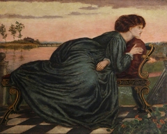 The Theodore Watts-Dunton Folding Press Bed: Jane Morris by Henry Treffry Dunn