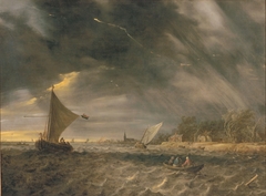 The Thunderstorm by Jan van Goyen