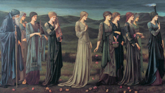 Psyche's wedding by Edward Burne-Jones