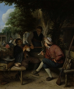 Travellers at Rest by Adriaen van Ostade