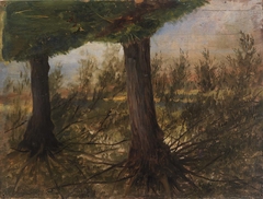 Trees beside a Stream by Eliphalet Frazer Andrews