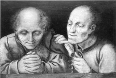 Two Men Praying by Jan Matsys