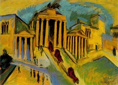 Brandenburger Tor by Ernst Ludwig Kirchner
