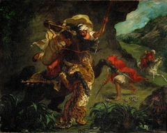 The Tiger Hunt by Eugène Delacroix