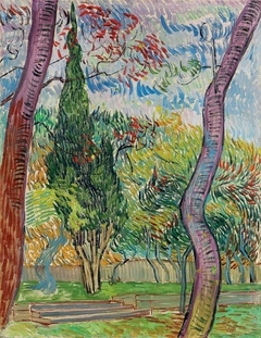 The Garden of Saint-Paul Hospital by Vincent van Gogh