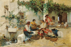 Vendiendo melones by Joaquín Sorolla