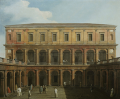 Venice: Capriccio of the Monastery of the Lateran Canons. by Canaletto