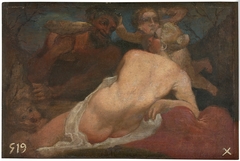 Venus and a Satyr by Annibale Carracci