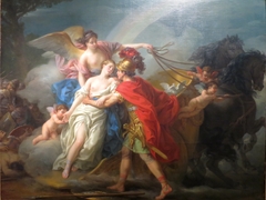 Venus, Wounded by Diomedes, is Saved by Iris by Joseph-Marie Vien