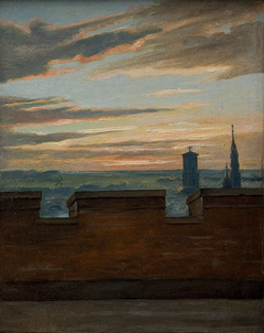 View of Copenhagen at Sunset by Martinus Rørbye