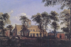 View of Goudesteyn Castle on the Vecht by Jan van der Heyden