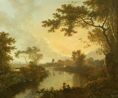 View of the River Dee near Eaton Hall, Cheshire by Richard Wilson