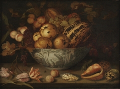 Vruchtenstilleven by Balthasar van der Ast