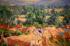 Vue du village de Giverny by Claude Monet