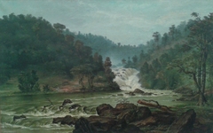 Waterfall on Sorocaba River by Benedito Calixto