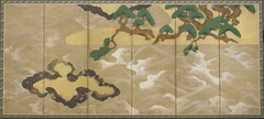 Waves at Matsushima by Tawaraya Sōtatsu