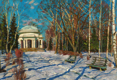 Winter landscape. Vyatka by Stanislav Zhukovsky