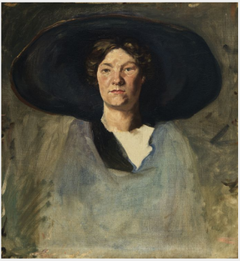 Woman in a Large Hat by Patrick Tuohy