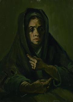 Woman with a Mourning Shawl by Vincent van Gogh