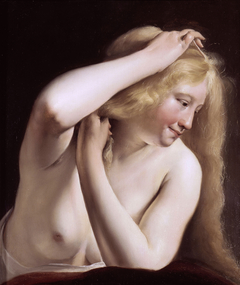 Young Woman Combing Her Hair by Salomon de Bray